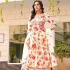 Cotton three piece salwar kameez will beautiful embroidery - Indian outfit