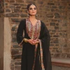 Black Crepe Kurta and Palazzo with Dupatta